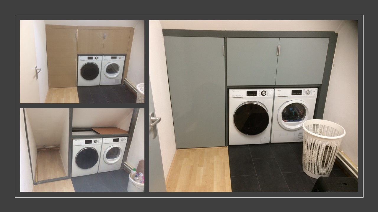 Kast ombouw voor wasmachine en droger